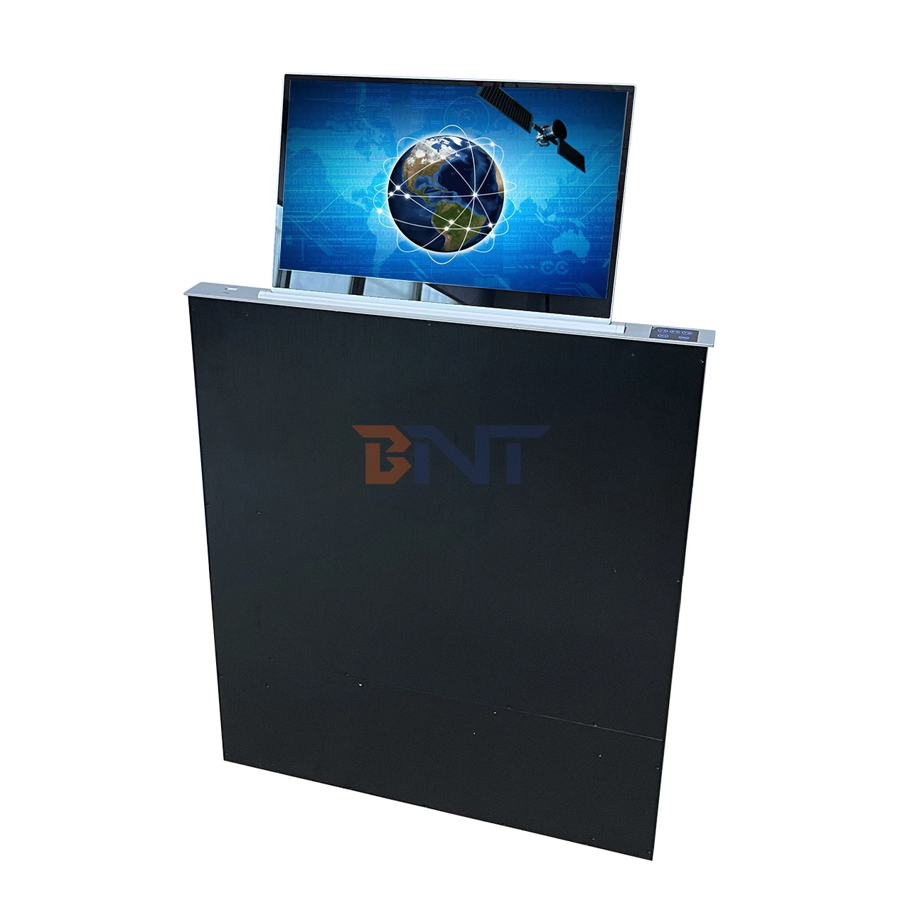 15 6 Inch LCD Monitor Stand with DC Power Supply for conference system
