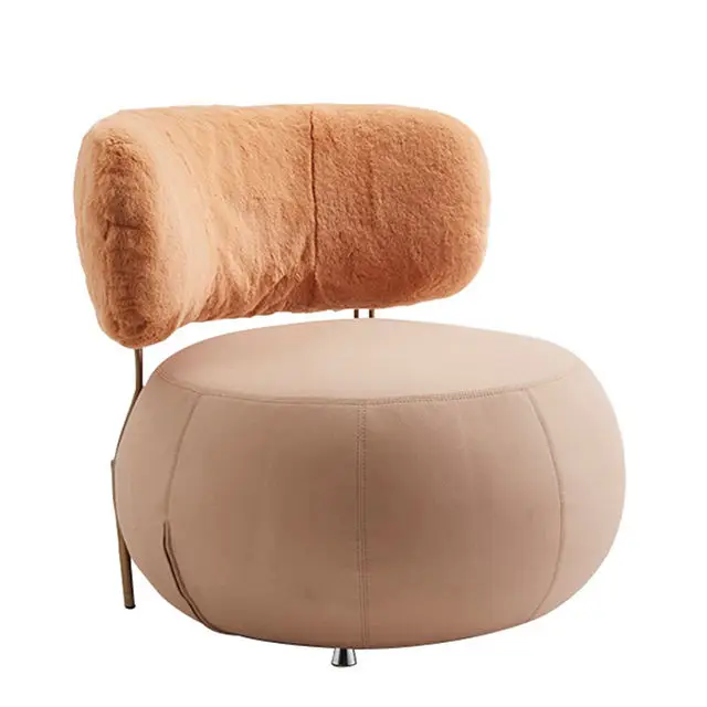 Semi-enclosed Design Circular Shape Round Lounge Chair Office Living Room Furniture Luxury Modern Lazy Single Sofa Chairs
