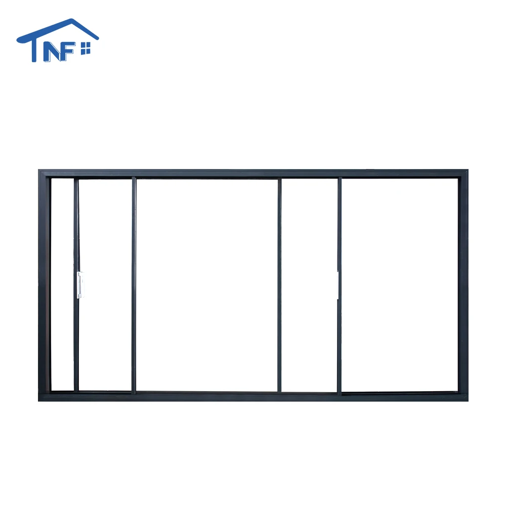Slim profile aluminium sliding door and window house sliding door bi-glass doors