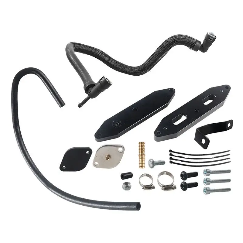 XuZhong Auto High Quality Powerstroke Diesel 6.7L EGR Cooler Delete Kit For 2011-2019 Ford F250 F350
