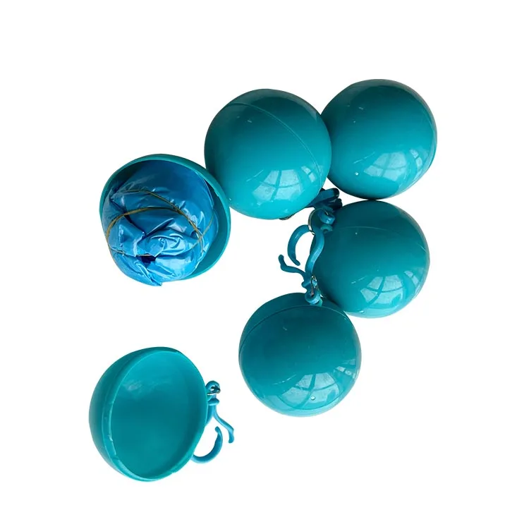 HOT SALE Disposable emergency PE rain poncho rain coat raincoat in ball