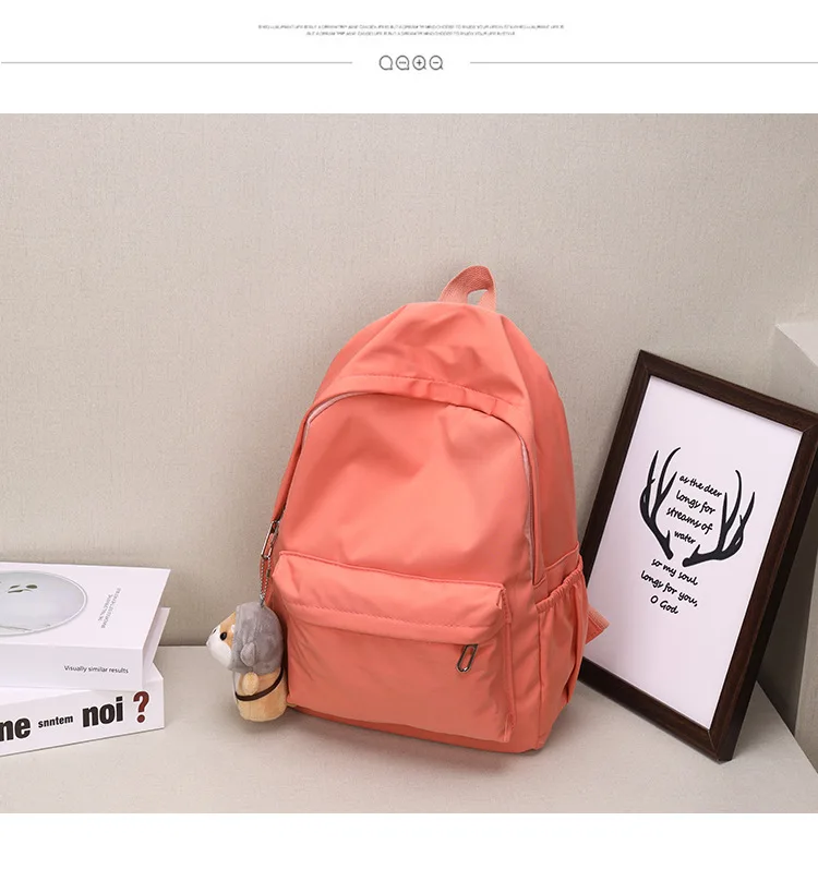 Hot sale New Nylon backpack Teenager Book Bag for girls Different School Bags fashion  Backpack