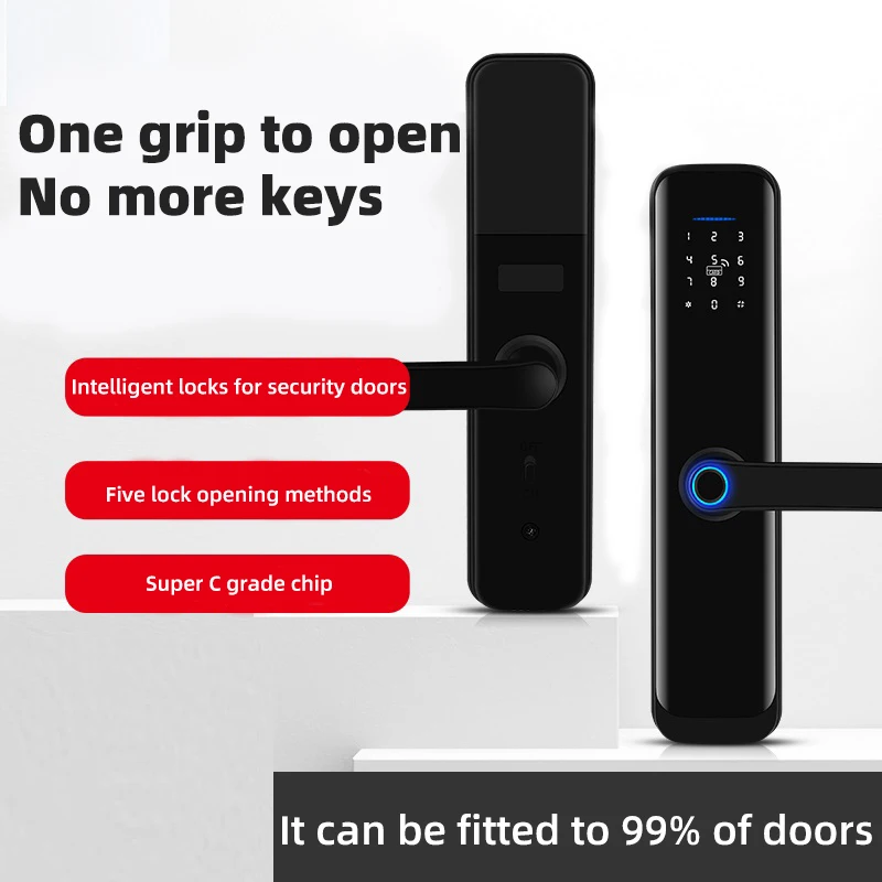 High Quality Wifi Tuya APP Smart Lock Password Rfid Card Biometric Fingerprint Door Lock