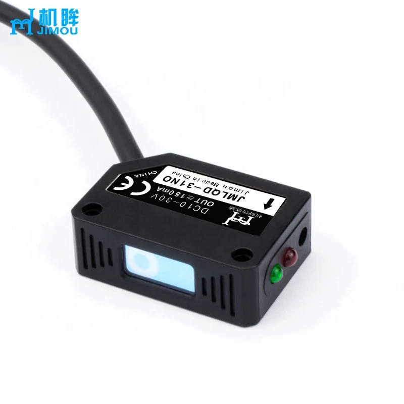 Q31 square type laser distance sensor diffuse mode NPN NO output