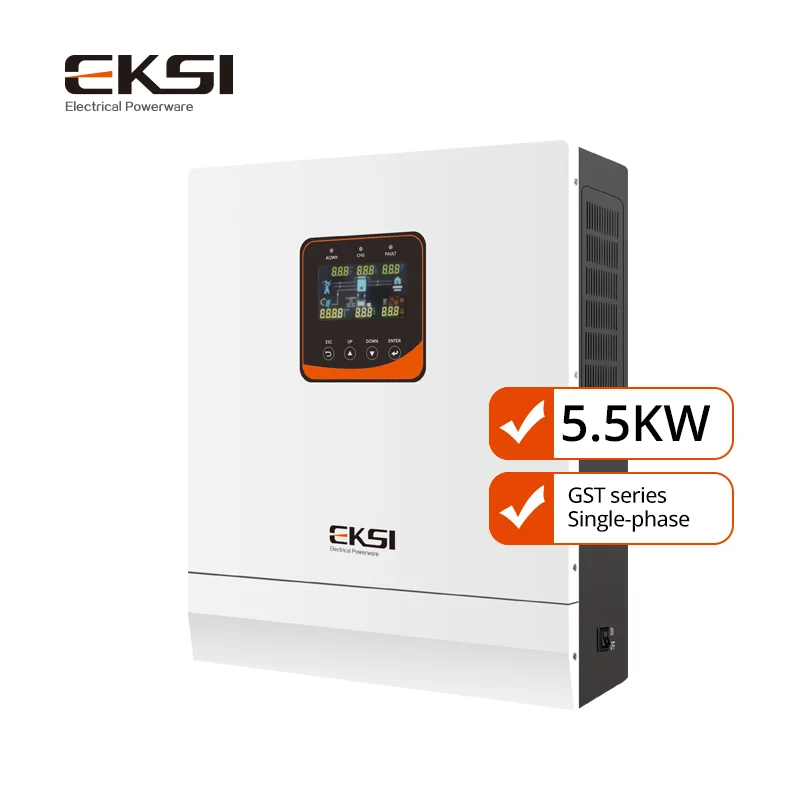 5.5kva 5.5kw гибридная Солнечная переменная инверторная энергетическая система 48 В 5500 Вт ИБП инвертор