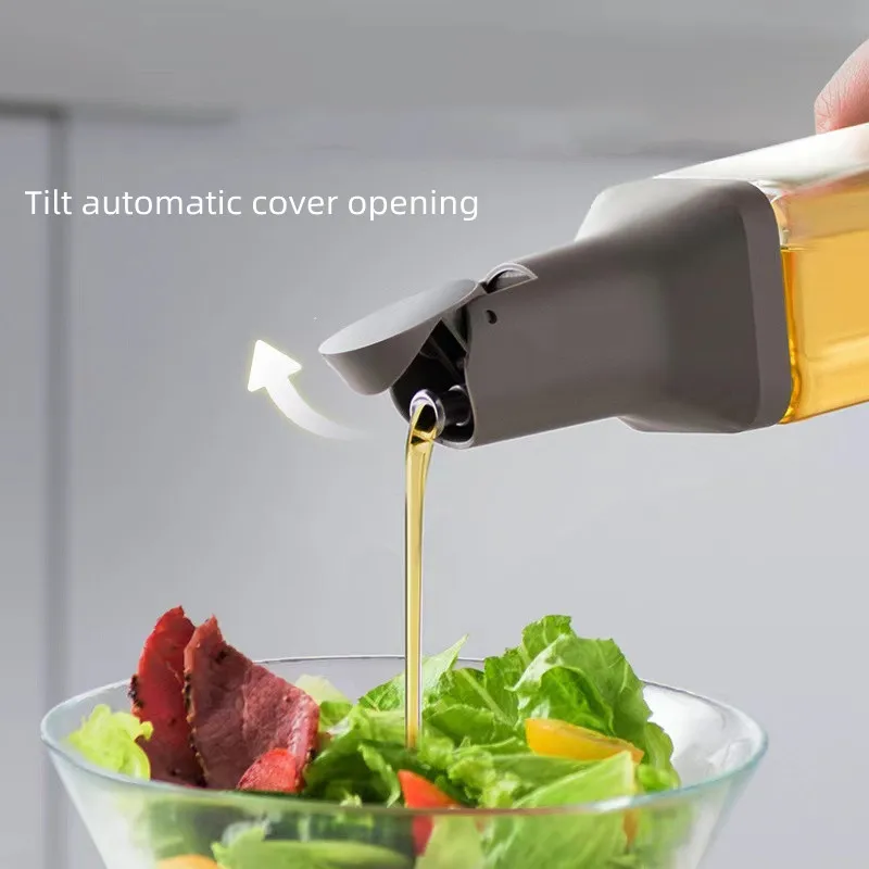 New products luxury 500ml Olive Oil dispenser Bottle Soy Sauce Vinegar Kitchen Mason jar