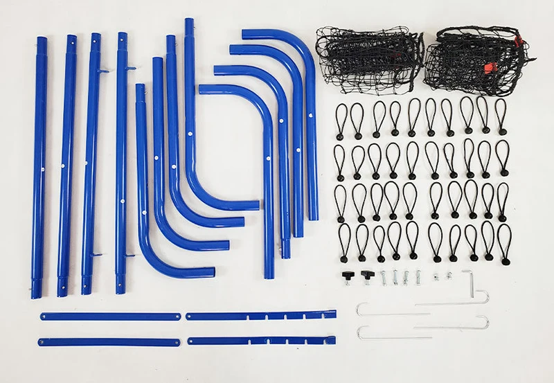 Adjustable outdoor football soccer training Kickback sturdy metal tube rebounder net