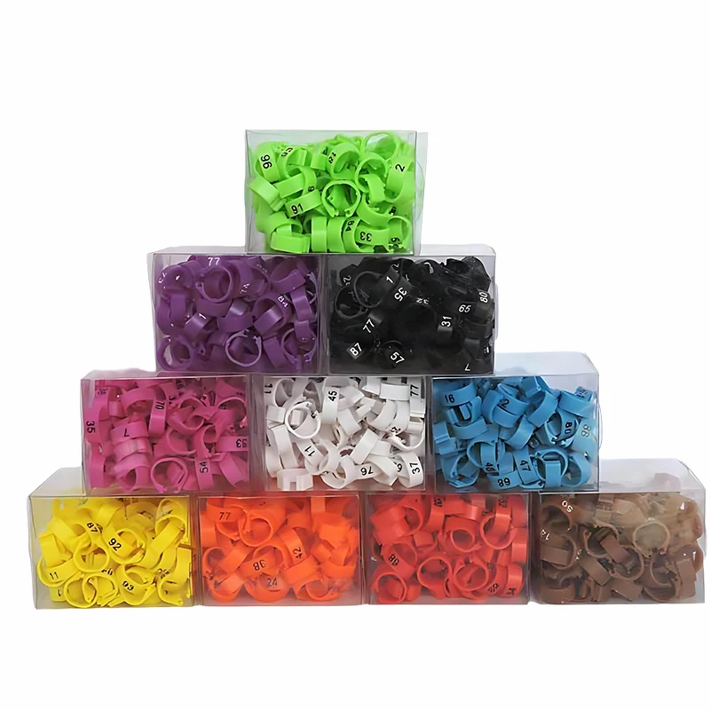 Low Price Bird Open Split Plastic Bands Pigeon Clip Plastic Pigeon Foot Ring norwegian 7mm bird ring 4.7 Bird Leg Bands Canada