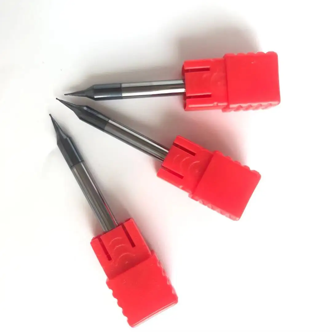 HNT 60 Degree 0.5mm Micro Diameter Carbide Ball Nose  End mill  Cutting Tools