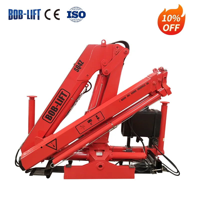 4 ton/5 ton/6 ton Truck Mounted Crane Articulated Truck Crane Small Mini Hydraulic Boom Cranes SQ4ZA2