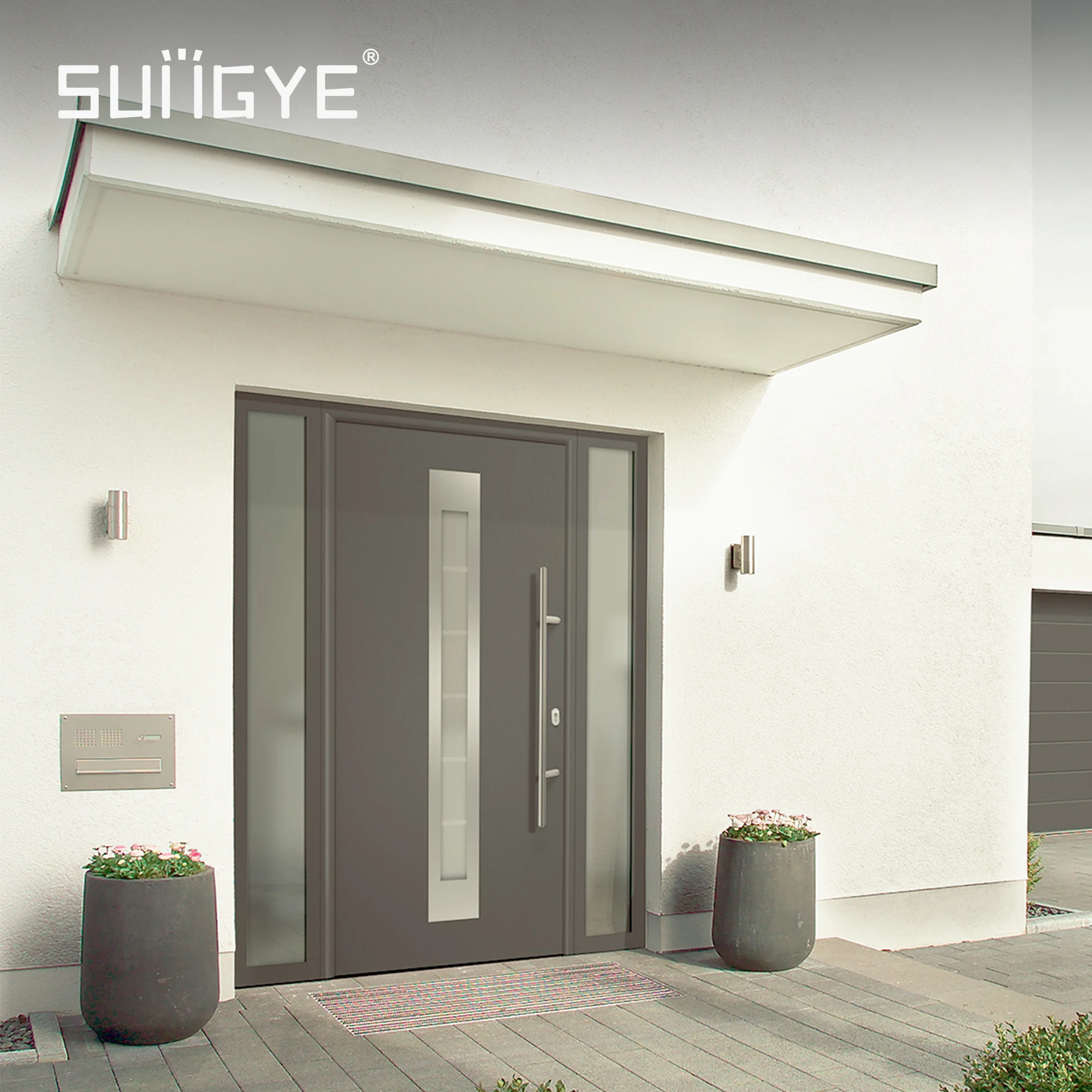 Modern Exterior Main Gate Door Designs Front Iron Entry Doors Entrance Security Steel Door For House