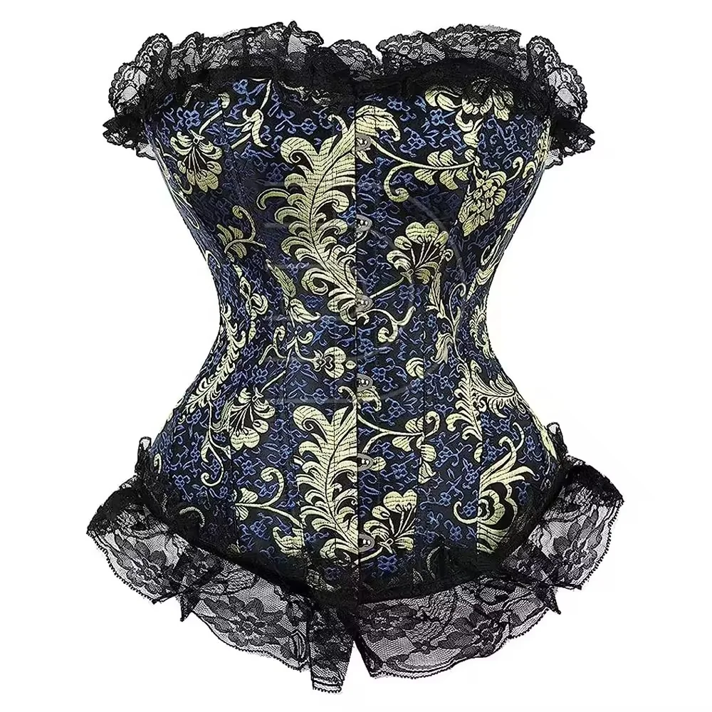 Corset Boned Waist Women Tops Over bust Corset Female Slimming Clothing Plus Size Corset