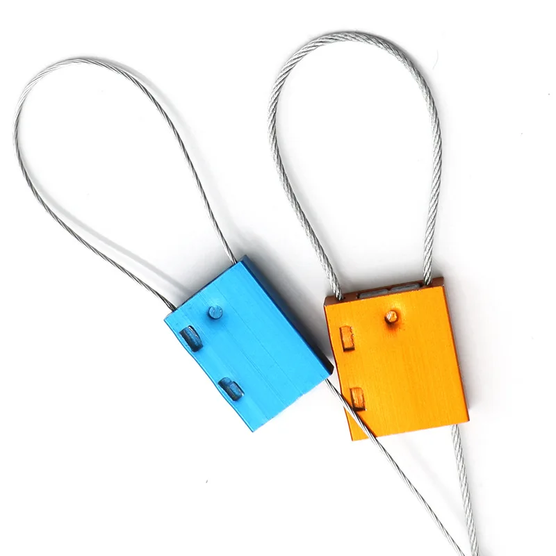 ISO17712  Proof Truck cargo container cable seal Heavy duty wire cable lock seal protection trailer cable seal