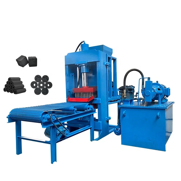 Hydraulic hookah charcoal making machine cube charcoal production line Shisha charcoal production