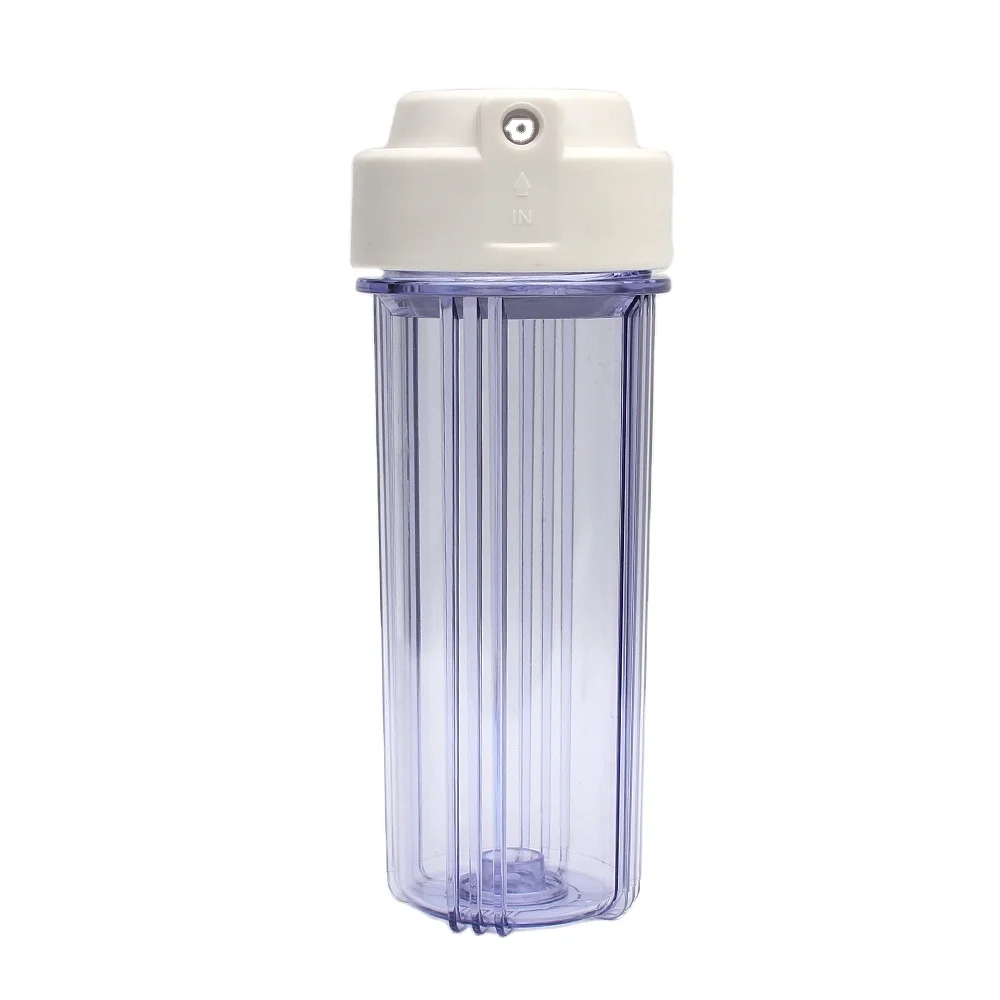 Uf Membrane 10 Inch Clear Filter Cartridge Housing Ro Water Filter Parts