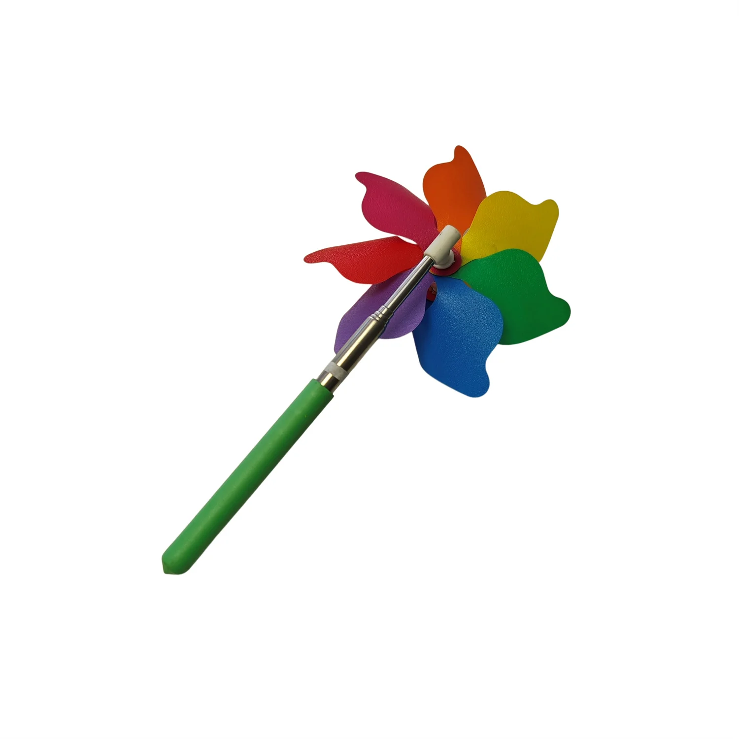 Custom stainless steel toys colorful small windmill