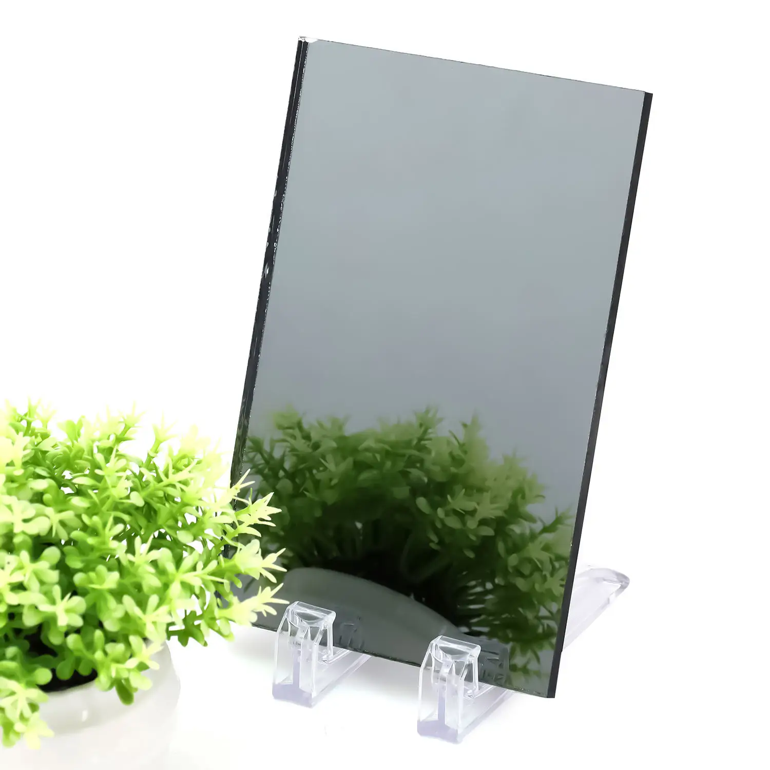 Customized 3mm-12mm Tinted Float Solar Reflective Green Grey Bronze Colors Tinted Glass