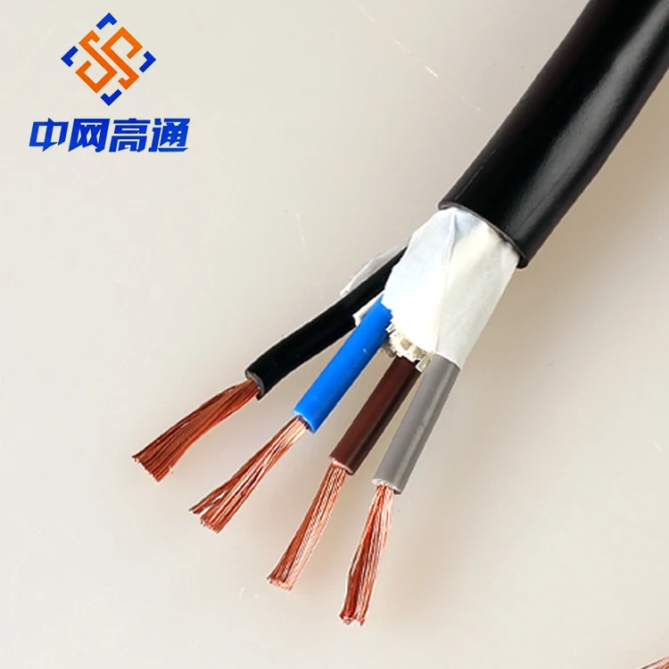 4 core 4mm 10mm 25mm120mm copper electric cable alarm armoured cable