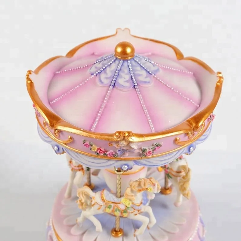 Latest Gift Items Carousel Music Box With Light