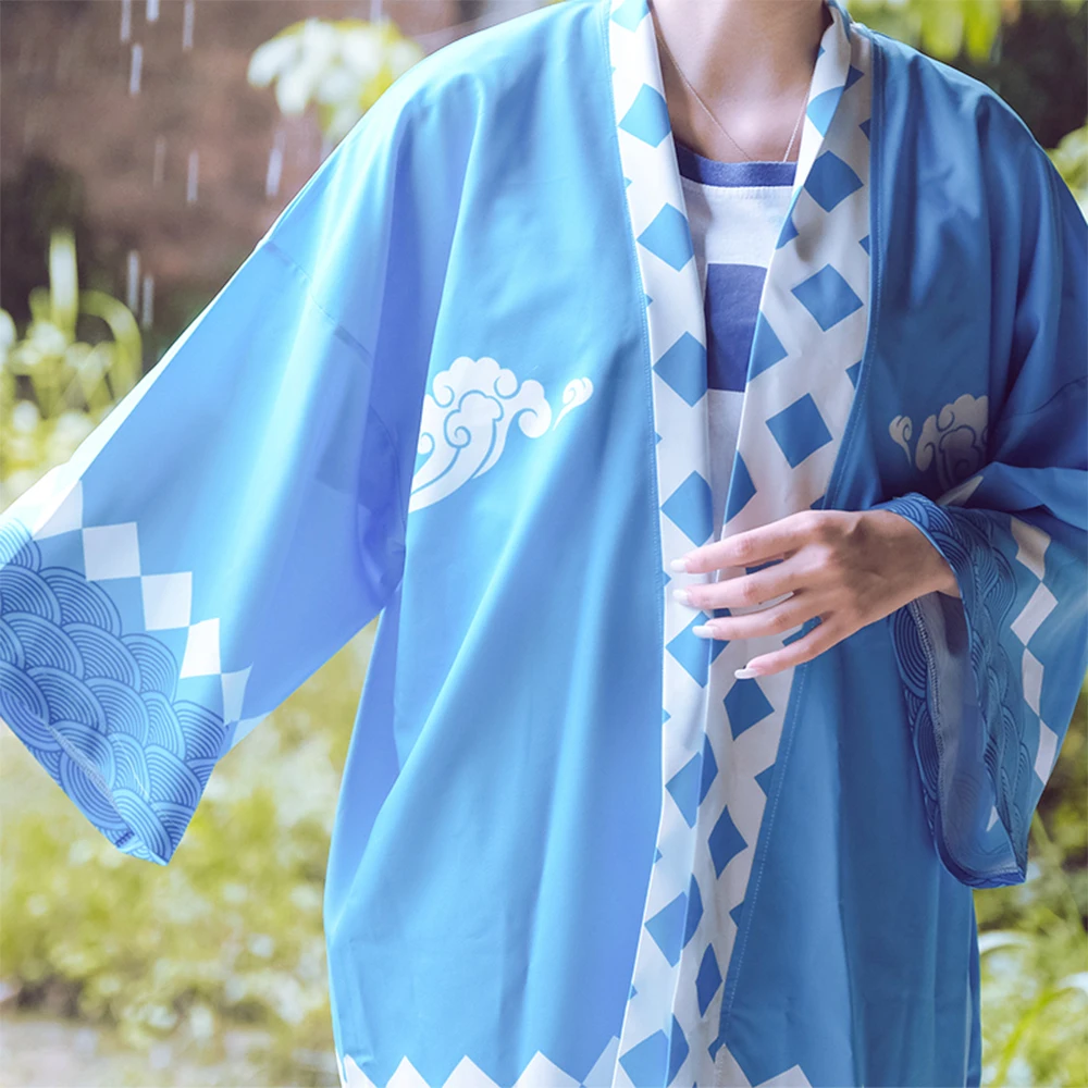 Japanese Cosplay Printing Haori Custom Anime Kimono Cloak Anime Costumes Cartoon Clothing