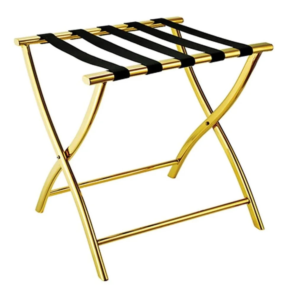 
Luggage Rack Hotel Bedroom Suitcase Stand Rack Heavy Duty Folding Hotel Furniture ISO9001:2008 Modern Neutral Packing 