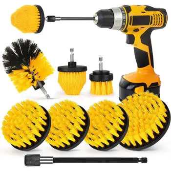 Drill Scrub Brushes Kit Set 3Pack Power Scrubber Electric Drill Cleaning Brush