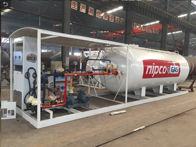 Низкая цена 20000 л литров сжиженного нефтяного газа 5 тонн 15 сжиженный нефтяной газ одиночный/двойной заполняющий диспенсер бак противоскользящий Нигерия