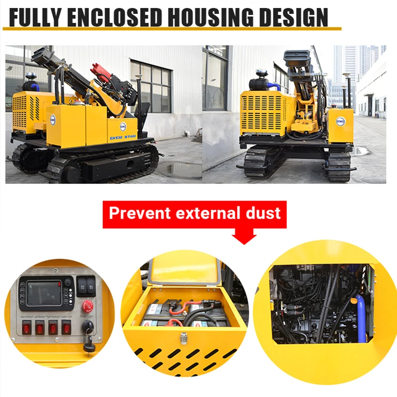 The factory-direct GPS photovoltaic solar pile driver is suitable for photovoltaic power stations, sold well in many countries