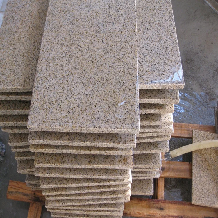 g682 granite yellow beige china flamed,polished G682 slab ,sink,countertop,outdoor floor pavers 60x60,pool copinbullnose granite