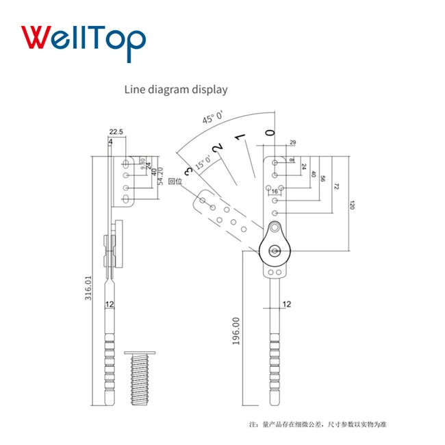 New Hardware Accessories Sofa Headrest Hinge Furniture Connecting Angle Adjuster Ratchet Folding Armrest Furniture Hinges