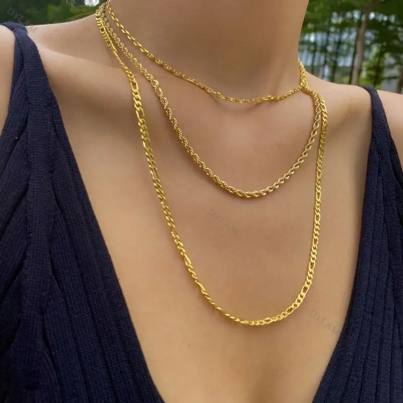 925 Sterling Sliver Heart Tennis Chain 18K Gold Plated Initial Letter Envelope Custom Necklace Set For Mama Women Jewelry