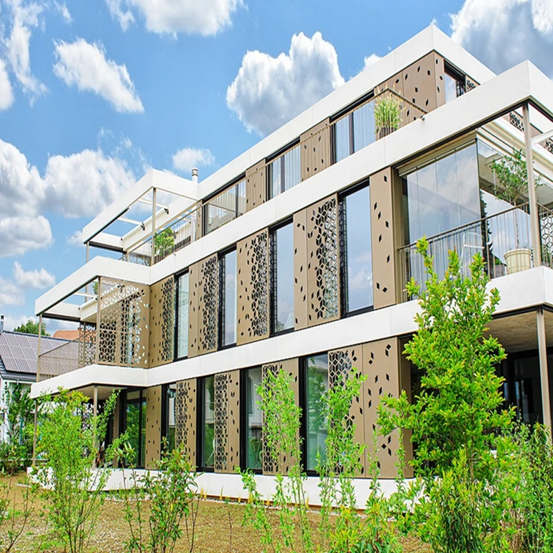 Exterior Wall Architectural Perforated Metal Aluminum Facade Cladding Panels
