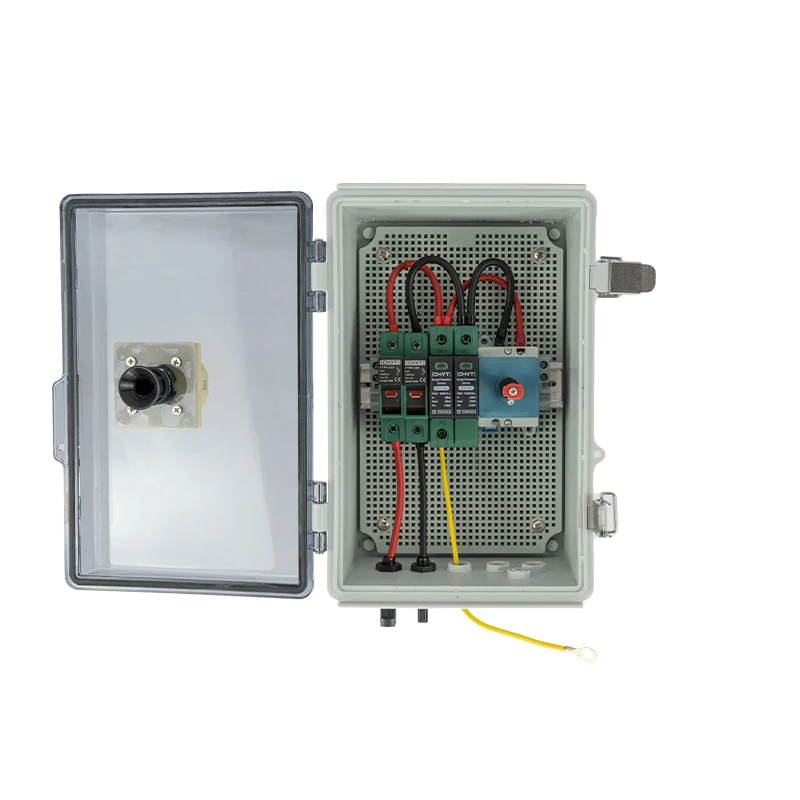 2024 New PV Strings 1000V DC Combiner Box For Solar Panel With DC Isolator Switch