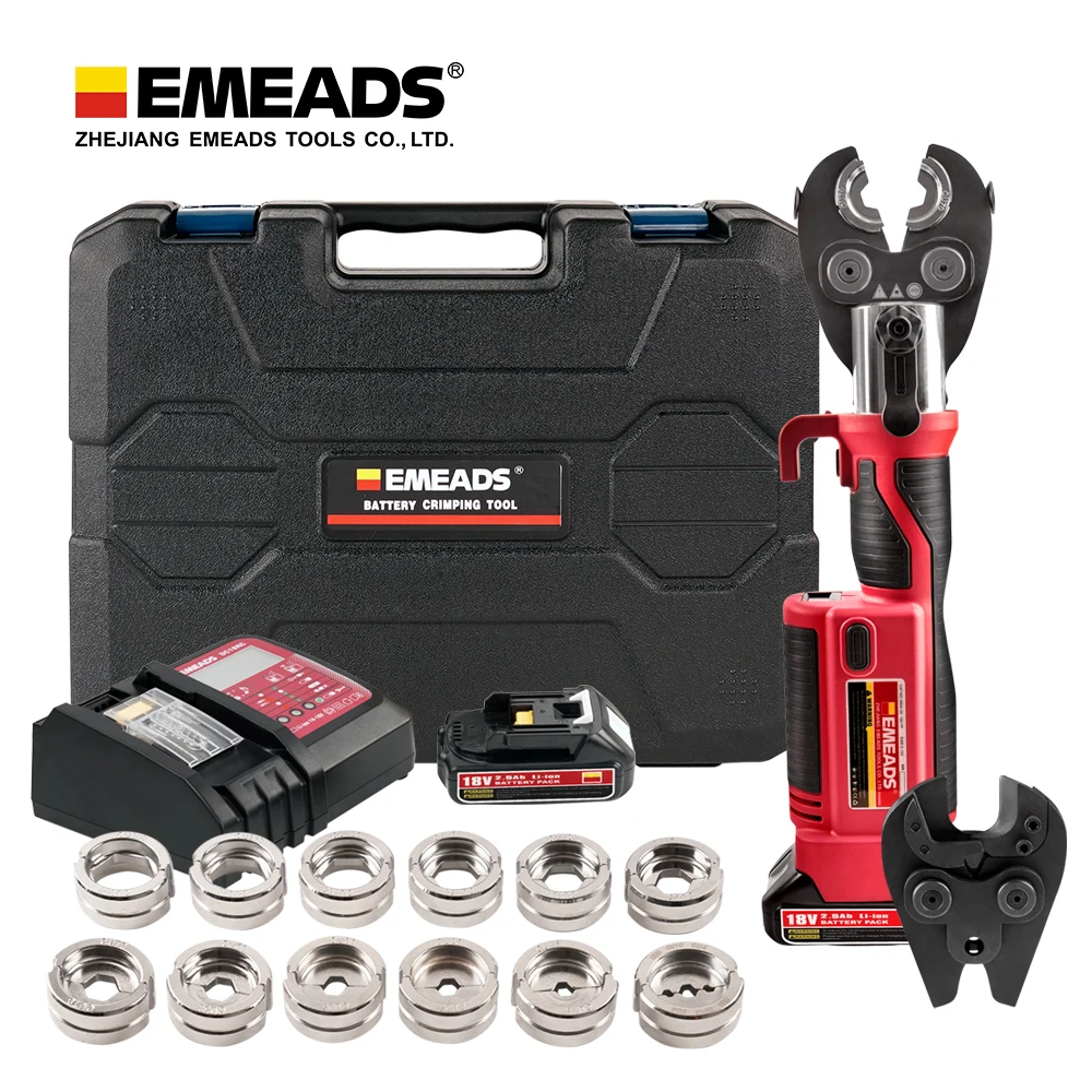 Emads GES-300C-2 Copper Pipe Plumbing Crimping Pro Press Tool Hvac Electric Hydraulic Tools