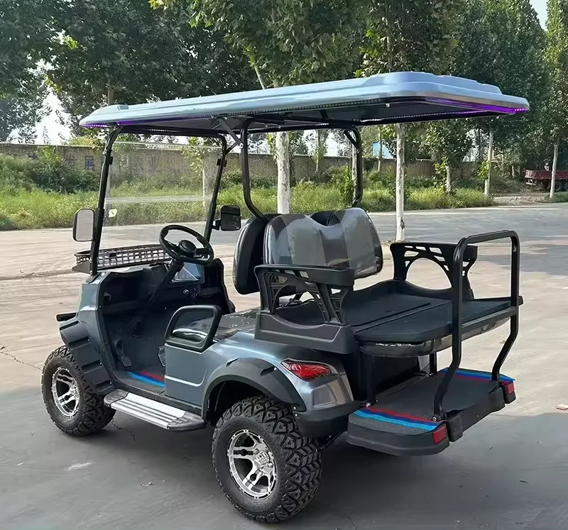Tong Cai Luxury Electric Golf Carts Lithium Battery 4-Seater Aluminium Frame 90km Mini Gasoline Powered Electronic Golf Cart