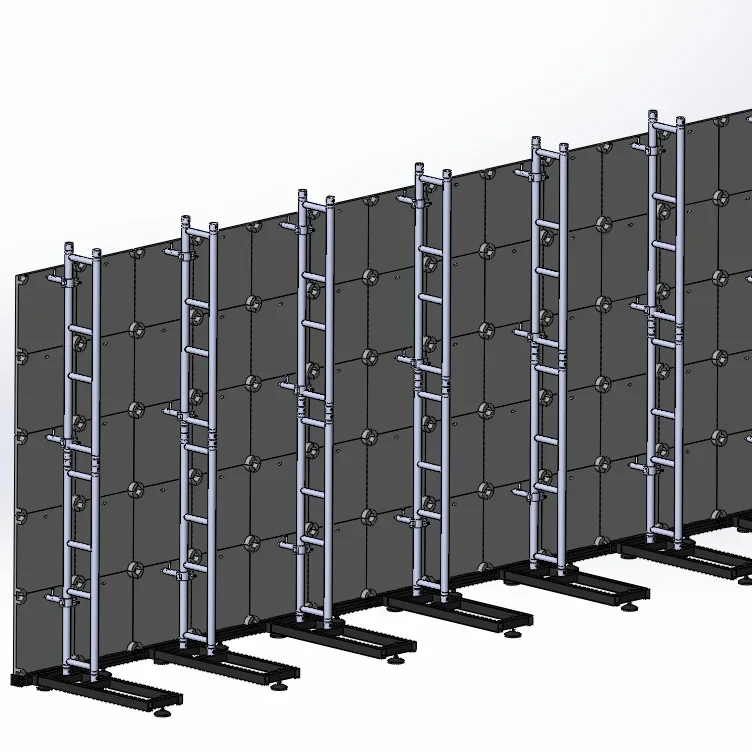 Aluminum portable LED screen wall truss Ground Stand Support Truss for LED cabinet