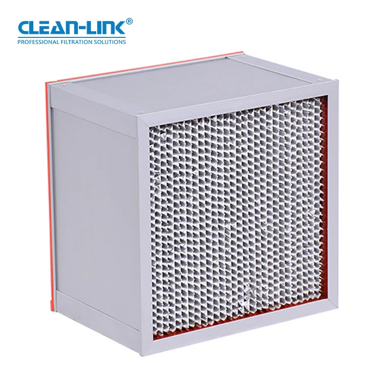 Aluminum Premium Deep Pleated Laminar Air Flow Purifier Hepa Filter