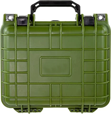 Portable Plastic Tool Box with Foam Waterproof & Shockproof Protector Hard Case for Tools Camera Case Electronic Case