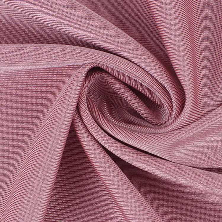 50D Polyester High Elastic Plain Weave Swimsuit Fabric 4 Way Stretch Yoga Wear Sportswear Lining Fabric