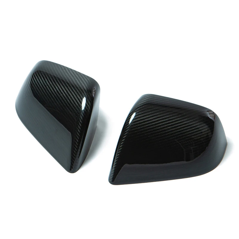 Exterior Accessories Custom Luxurious Car Rearview Real Carbon Fiber lancer Mirror Cover For Tesla Model X Y S 3