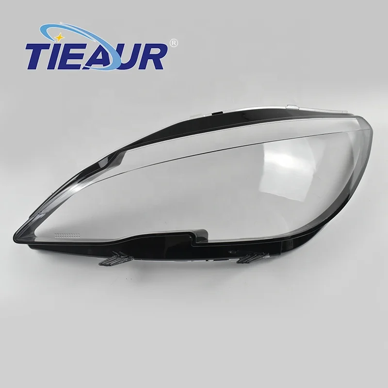 TIEAUR auto part black border transparent headlight lens cover for Peugeot408 15-19 Year