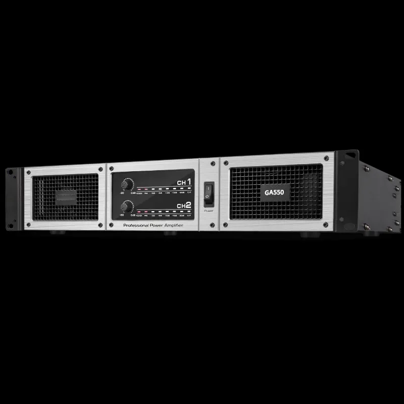 GA550 Professional 600W*2 Power Amplifier Stage Master Power Amplifiers 2 Channel