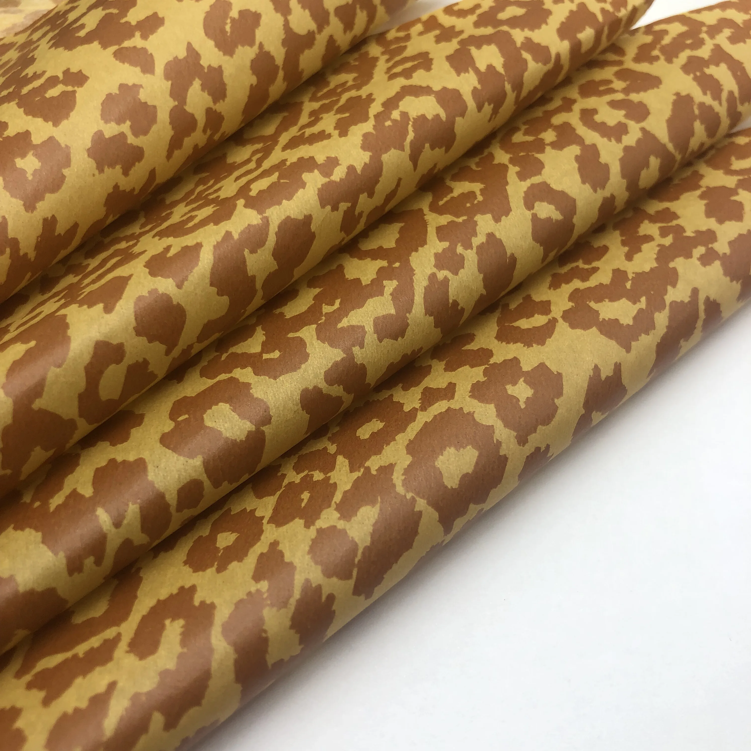 Custom recycled biodegradable printed logo brand name brown kraft paper wrapping paper