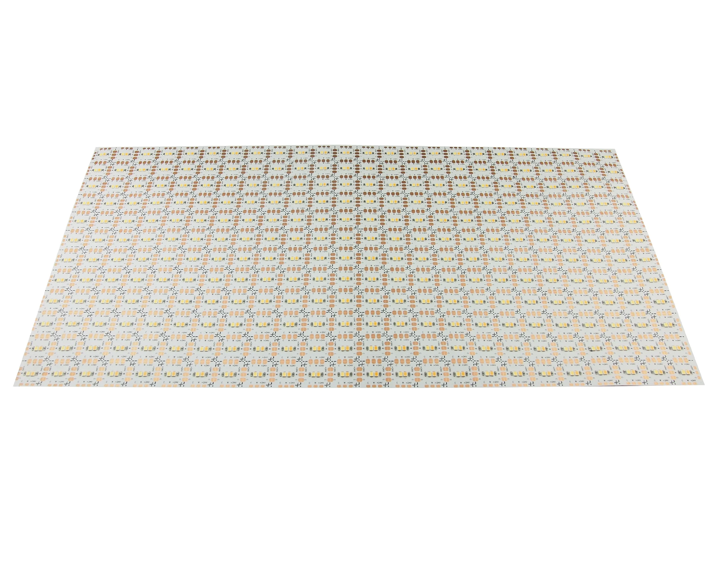 LED Panel Sheet CCT changeable 24V LED Backlight CRI95  2700-6500K Color Dual White adjustable for signs light box movies..