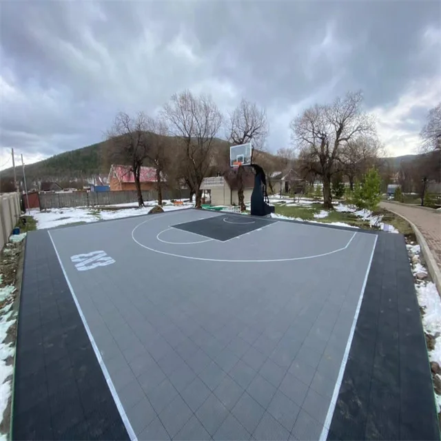 Anti Slip Suspended Outdoor Interlocking Tiles Sport Basketball Pickle Ball court Flooring