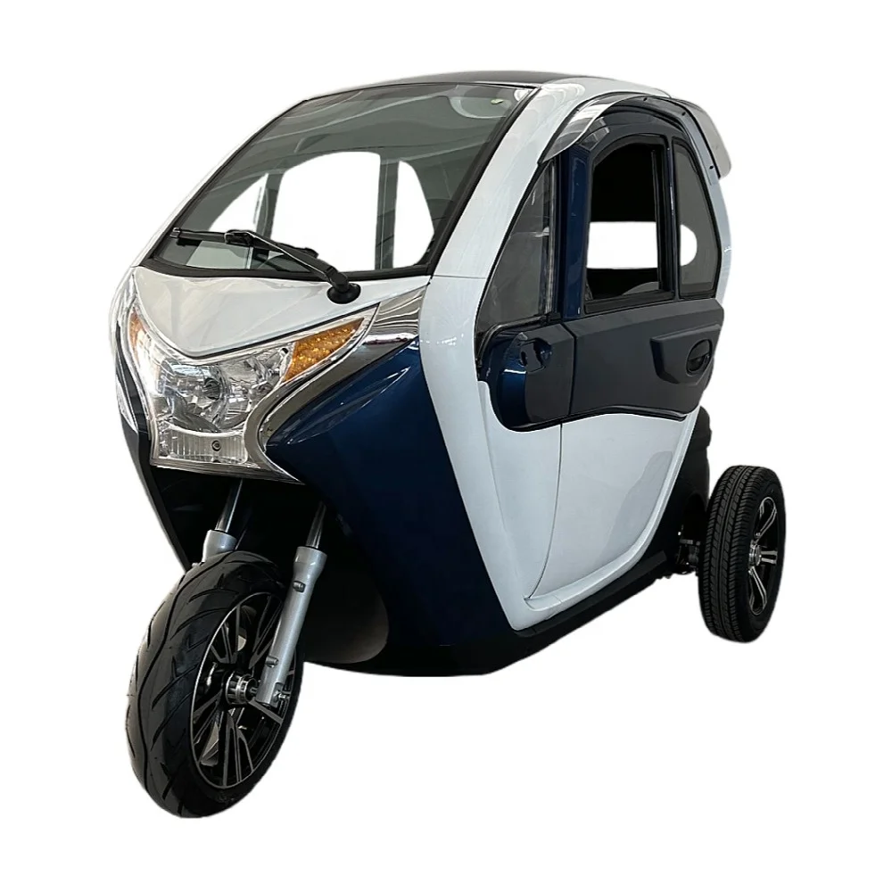 Flistar Hot Selling Electric Motorized tricycles L2e EEC Approved 3 Wheel Cabin Scooter