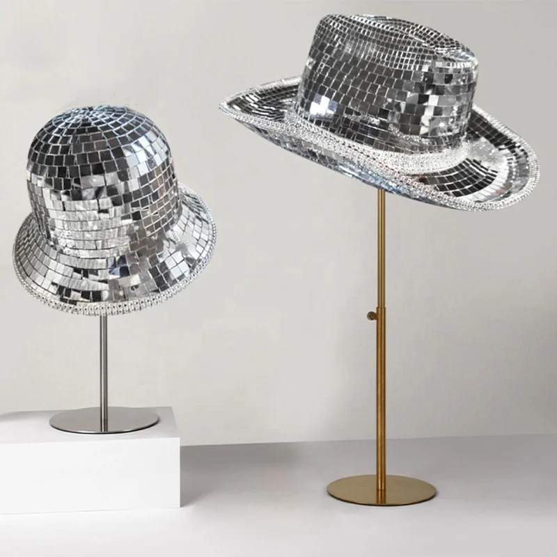 Bachelorette Cowgirl Mirror Ball Beyonce Disco Cowboy Hat For Bride Party