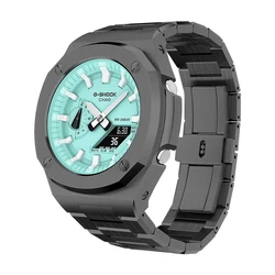 MOD Kit G Shock GA2100 stainless steel watch band strap and case bezel For Casioak G Shock GA2100