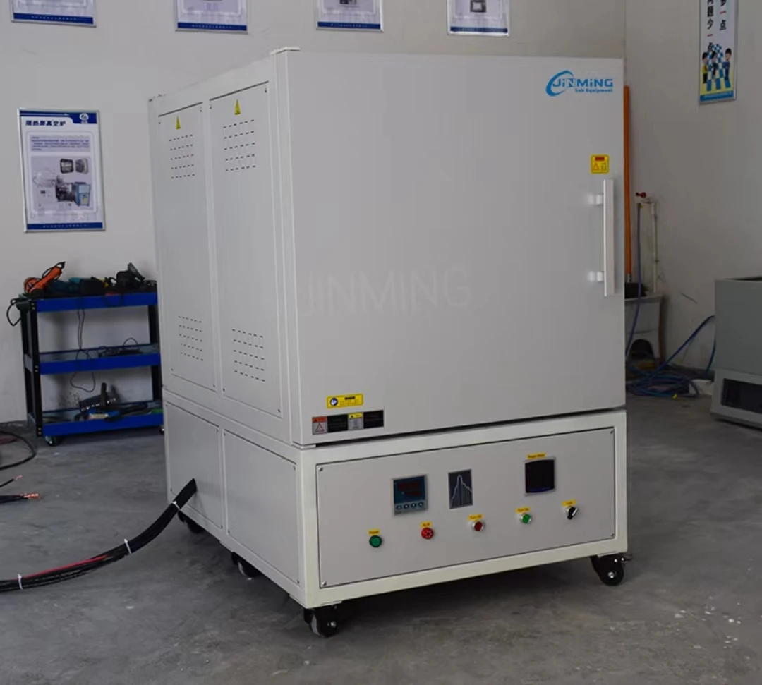 Double doors 1200C 1400C 1600C PID controlling ceramic sintering electric muffle furnace