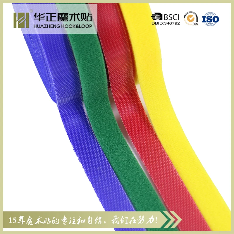 Reusable nylon cable tie  back to back hook loop cable management hook and loop cable wire organizer